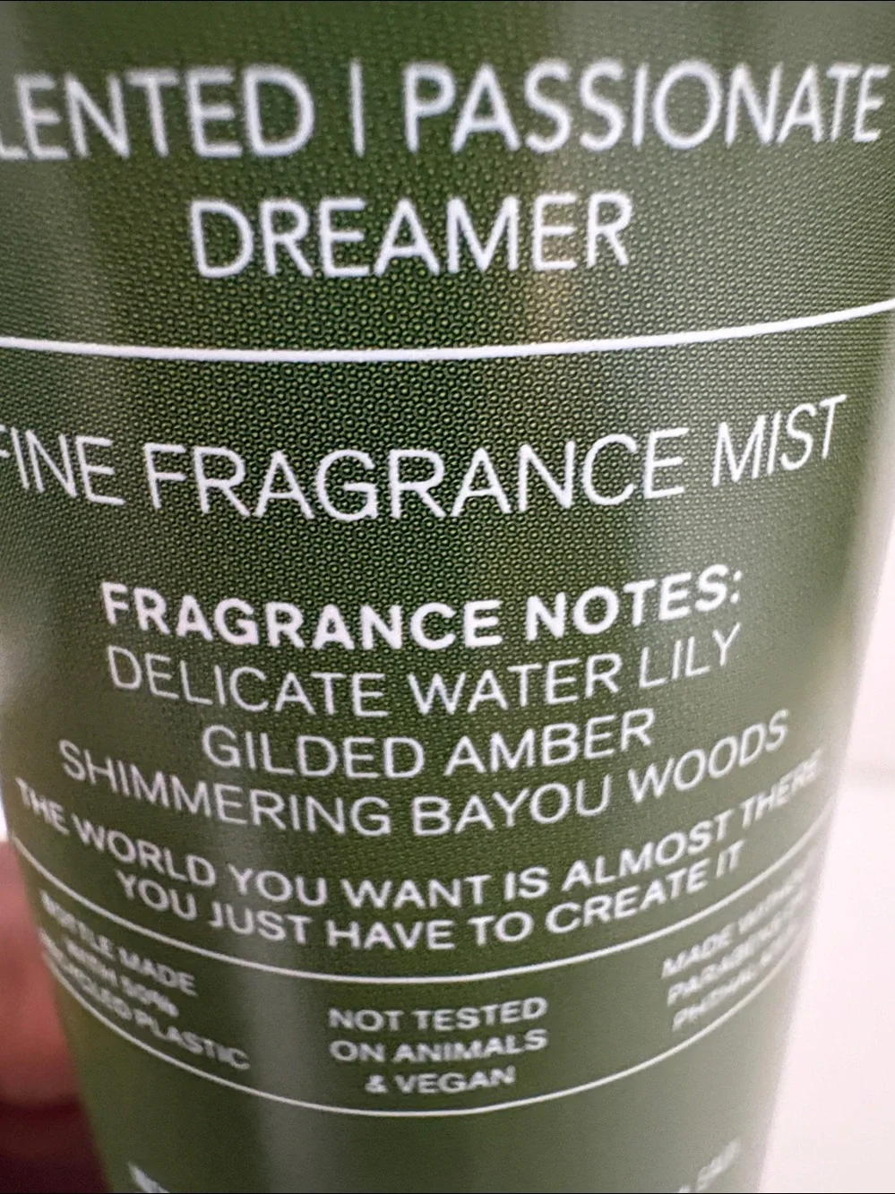 Bath & Body Works x Disney Princess Tiana Fine Fragrance Mist